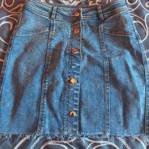Marilyn Monroe Denim Mini Skirt